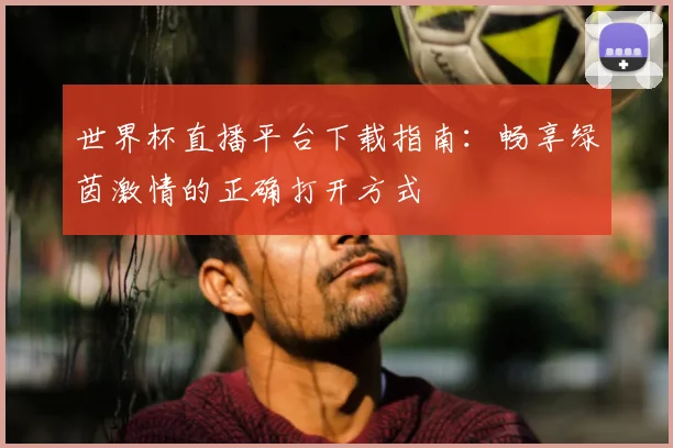 世界杯直播平台下载指南：畅享绿茵激情的正确打开方式
