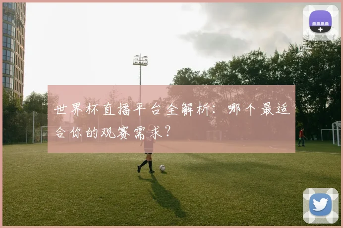 世界杯直播平台全解析：哪个最适合你的观赛需求？
